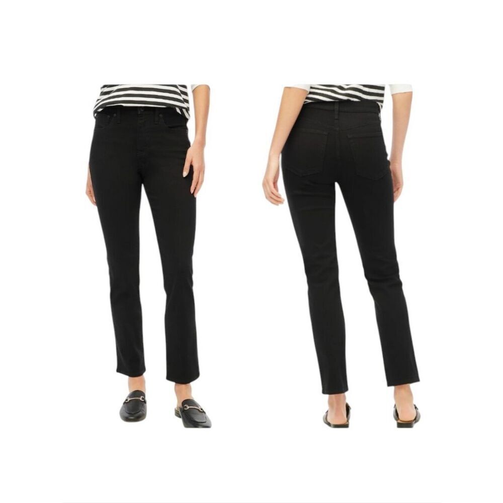 NEW J. Crew Essential Straight Pants Black Size 28